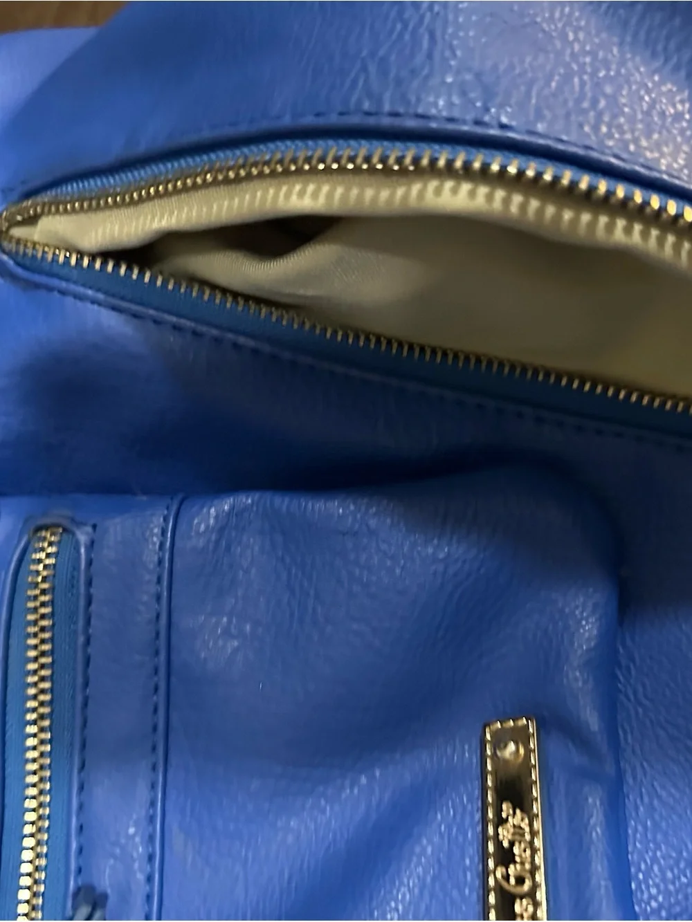 Blue Women’s Tote Handbag - Designer-Inspired Shoulder Bag